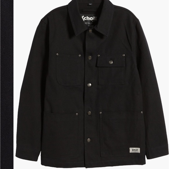 Men’s Schott NYC Cotton Canvas Workwear Jacket - Picture 11 of 11